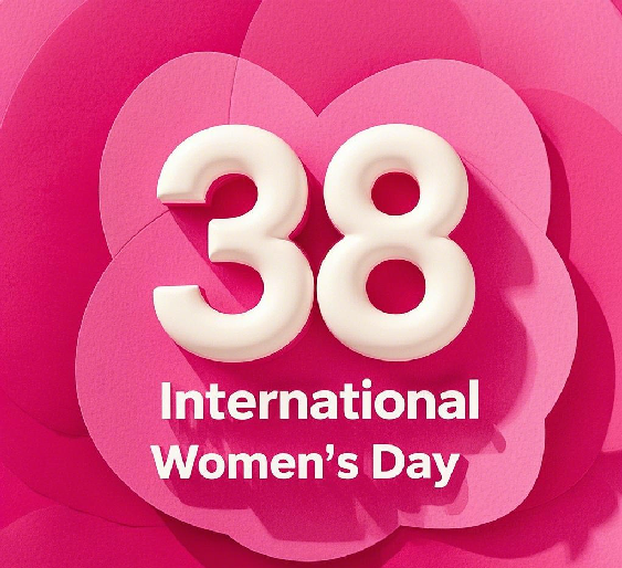 Glad internationella kvinnodagen
