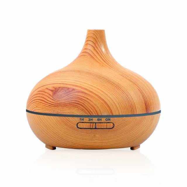 Lök Wood Grain Ultrasonic Luftfuktare eterisk olja