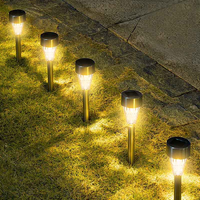 Solar Pathway Lights Outdoor Led Vattentät