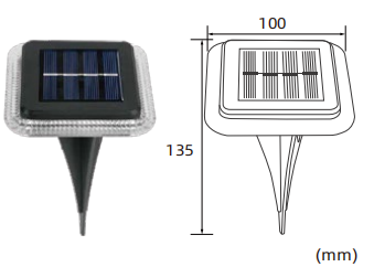 Solar Med Ljus Solar Golvlampa