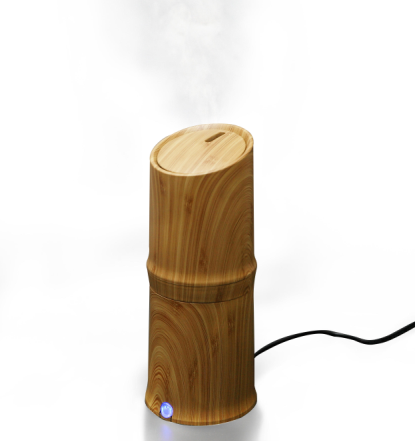 300 ml Cool Mist Luftfuktare Ultraljud Arom Essential Oljediffusor för Office Home Bedroom Living Room Studie Yoga Spa - Wood Grain